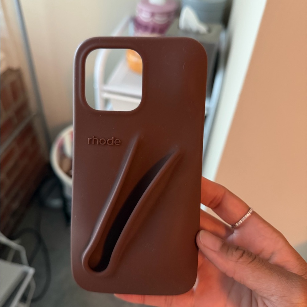 RHODE Chocolate Brown Phone Case
